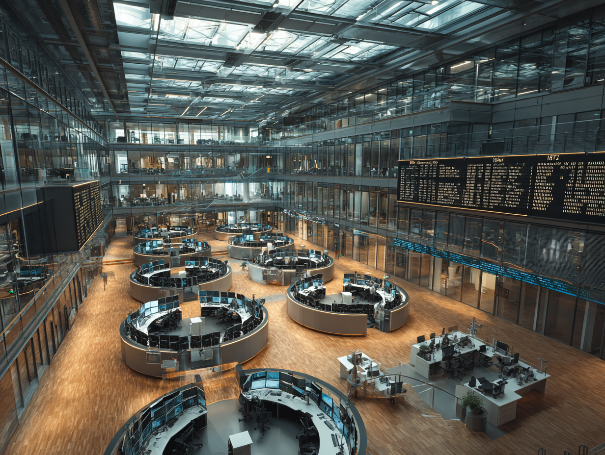 Exchange trading floor